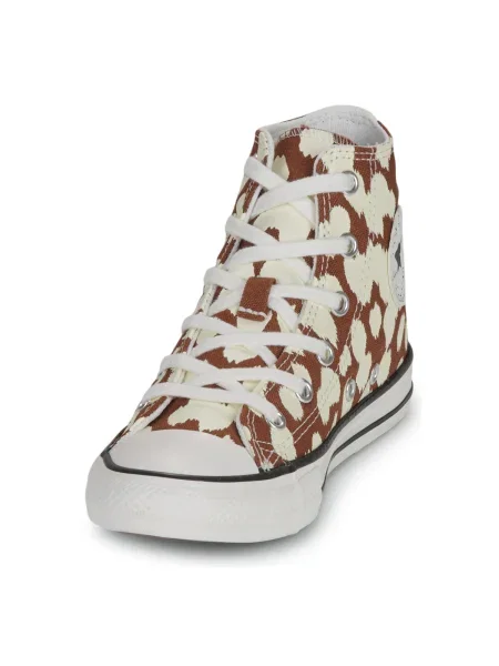 Členkové topánky Converse béžová