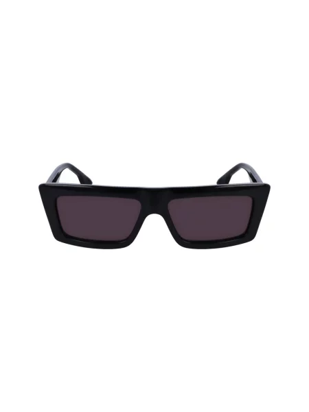 Lniane okulary przeciwsłoneczne Karl Lagerfeld czarne
