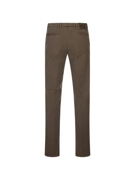 Pantaloni Kiton cu autograf maro