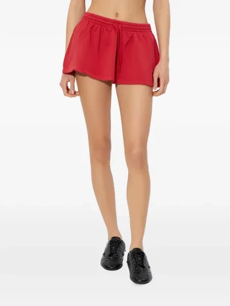 Fusta mini Balenciaga cu broderie roșu