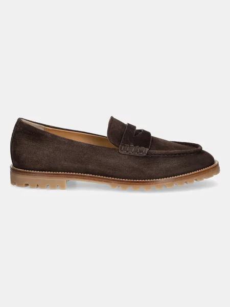 Bally mokasyny zamszowe brązowy