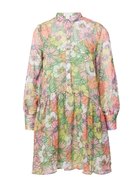 Warehouse Rochie tip bluză deschis / mai multe culori verde