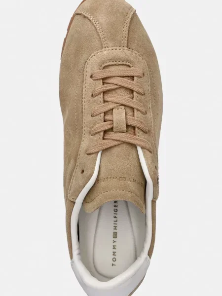 Tommy Hilfiger TH BELLA LOW RUNNER SUEDE маратонки дамски от велур бежово