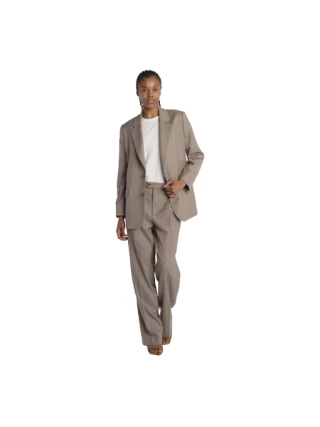 Spodnie Soeur beżowe