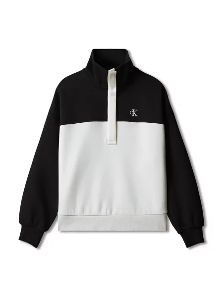 Calvin Klein Jeans hanorac pentru copii cu negru