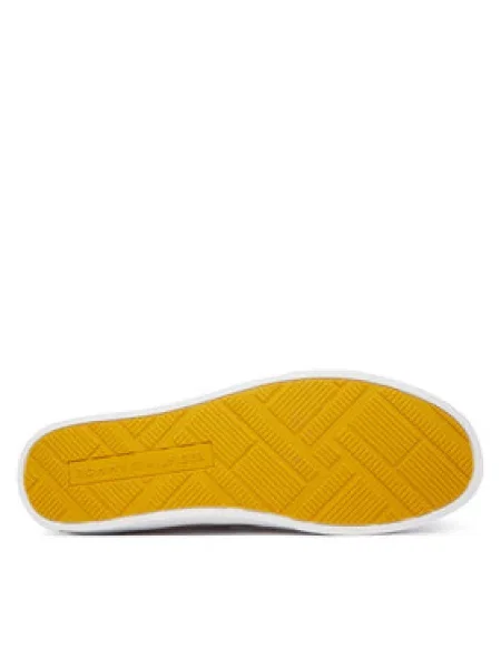Tommy Hilfiger Teniszcipő Th Vulc Cup Long Lace Canvas fehér