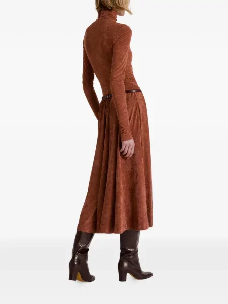 Lung top Alberta Ferretti maro