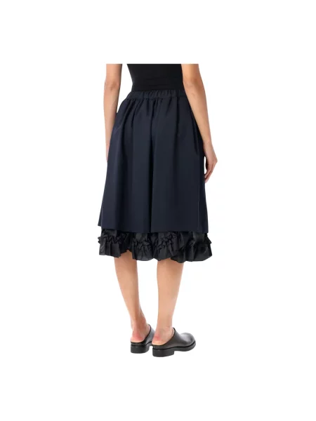 Spódnica midi Comme Des Garcons niebieska