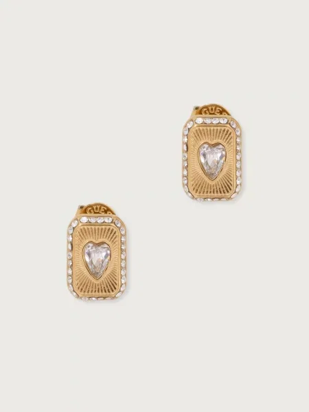 Guess náušnice CRYSTAL LOVE