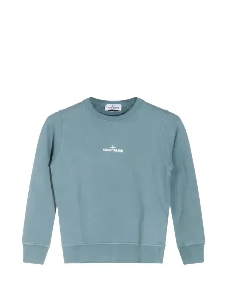 Sweter dziecięcy Stone Island niebieski