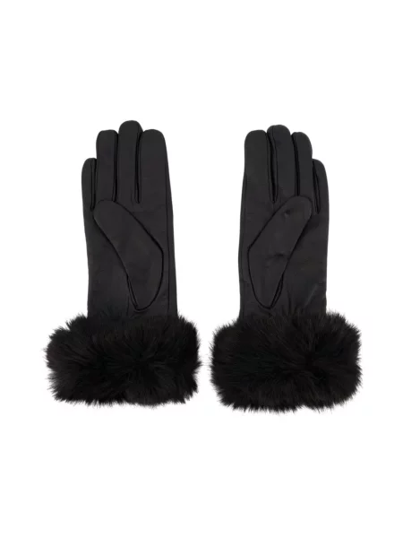 Rękawiczki By Malene Birger skórzane czarne
