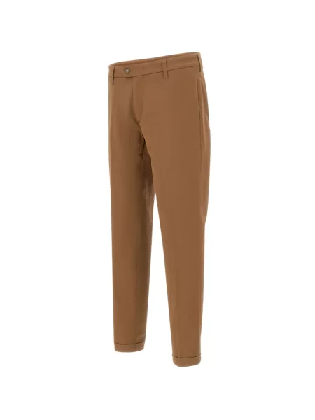 Pantaloni chino Re-hash maro