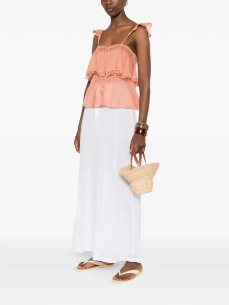 Pantaloni Forte_forte alb