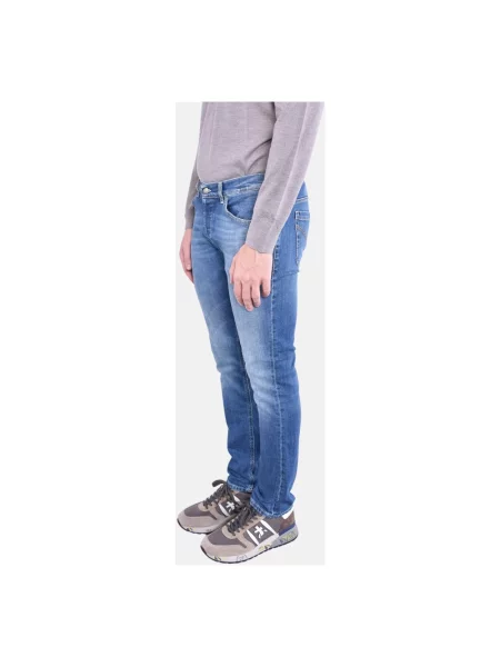 Skinny jeansy skinny Dondup niebieskie