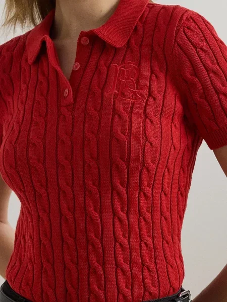 Lauren Ralph Lauren sweter czerwony
