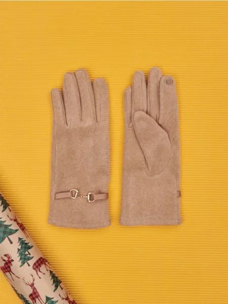 Рукавички бежевий