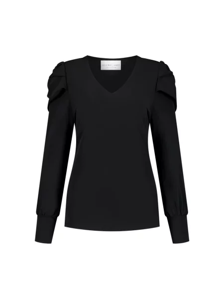 Lniany top Helena Hart zielony