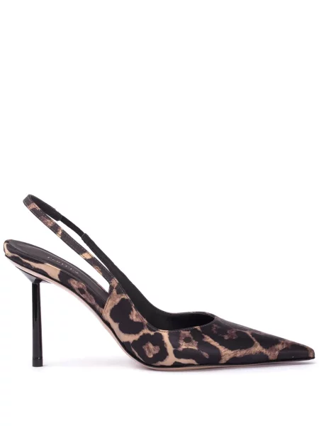 Pantofi cu toc Le Silla slingback maro