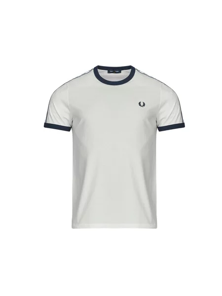 Majica Fred Perry s kratkimi rokavi bela