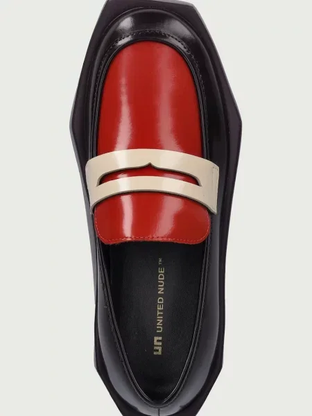 United Nude лоуфъри дамски от кожа Stone Loafer Lo кафяво