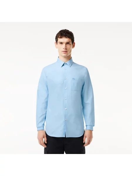 Lacoste сорочка чоловіча Regular Fit блакитна