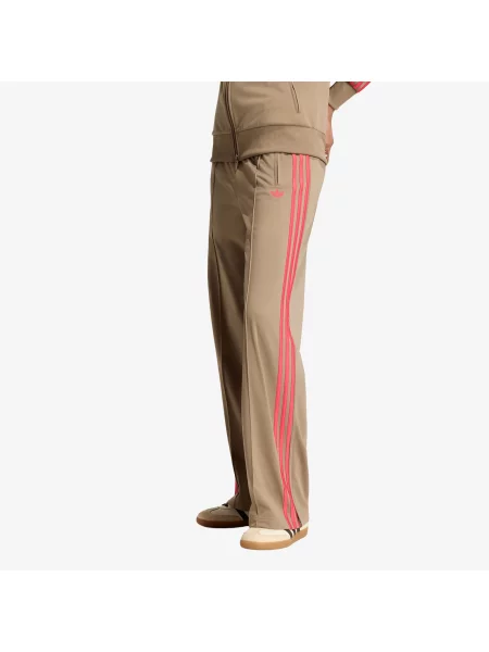 Pantaloni de trening adidas Firebird Loose Tracksuit Pants Khaki Six/ Power Pink XS roz