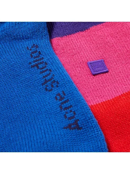 Skarpety Acne Studios fioletowe