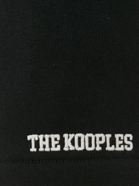 Pantaloni scurți The Kooples cu dungi negru