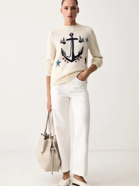 Weekend MaxMara De lână pulover Wkdnitra bej