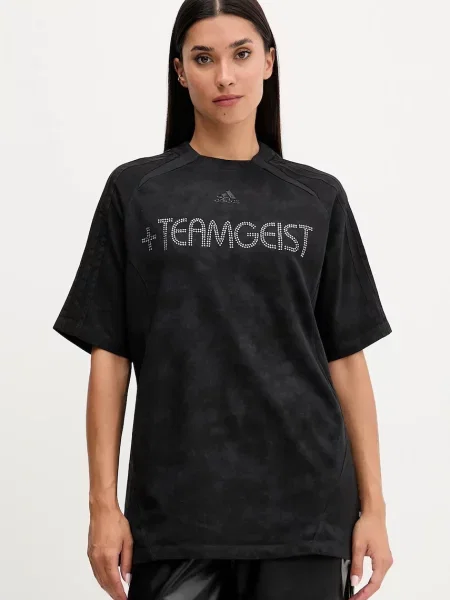 Adidas Originals t-shirt Rhinestone Tee czarny