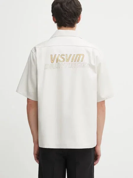 Vunena košulja Visvim keesey sp shirt regular bež