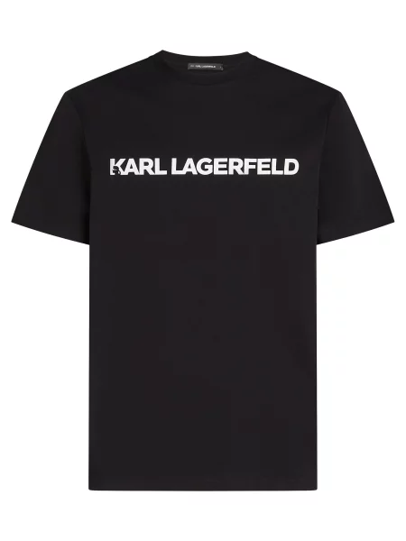 Karl Lagerfeld Tricou negru alb