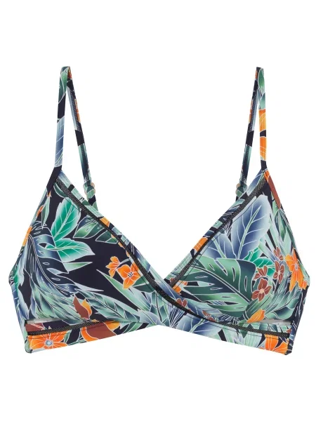 SUNSEEKER Sutien costum de baie cyan / albastru închis / portocaliu homar negru