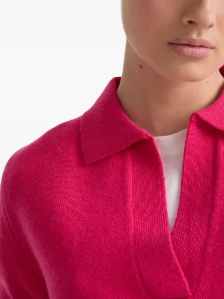 Polo Yves Salomon tricotate roz