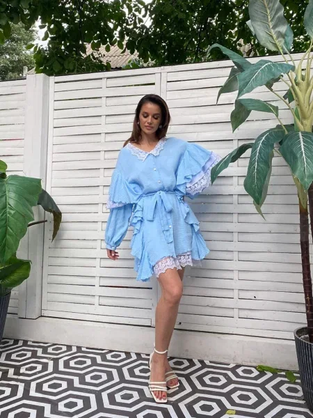 Сукня міні Milirud блакитний