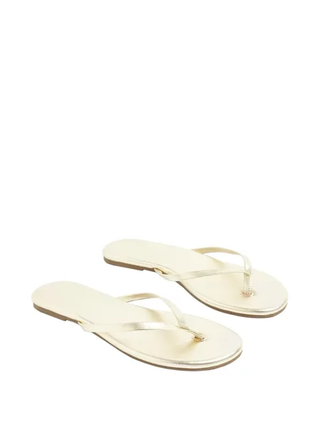 Șlapi Melissa Odabash cu autograf auriu