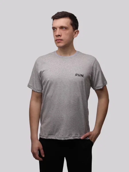 Футболка STREAM світло-сірий віскоза/поліестер сіра