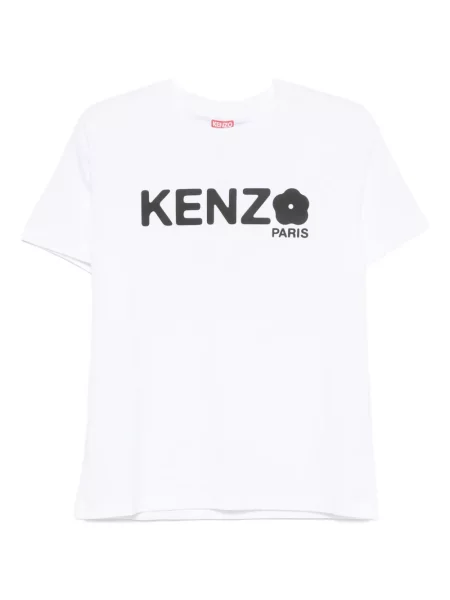Tricou Kenzo cu model floral alb