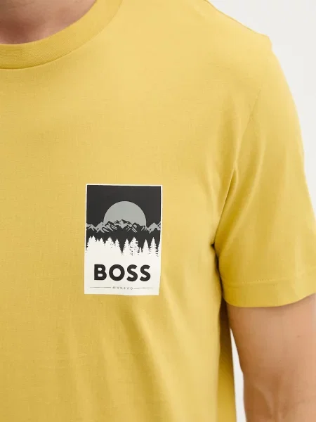 Футболка BOSS Orange Te_Plain помаранчева