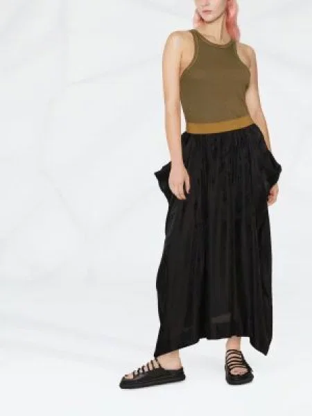 Drapiruotas maxi sijonas Uma Wang