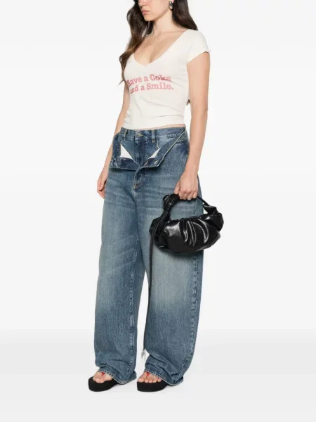 Tricou Re/done cu imagine cu decolteu în V