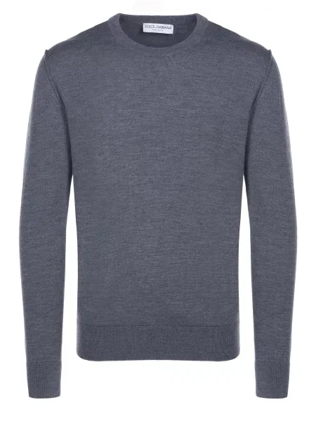 DOLCE & GABBANA Pulover Dolce & Gabbana Pullover tamo siva