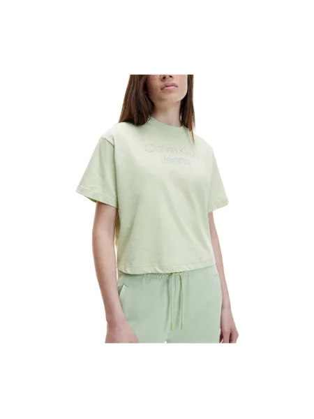 Koszulka Calvin Klein zielona