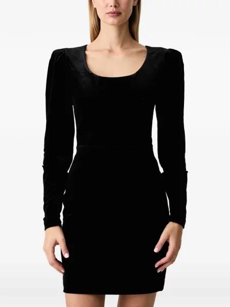 Rochie mini Silvian Heach de catifea negru