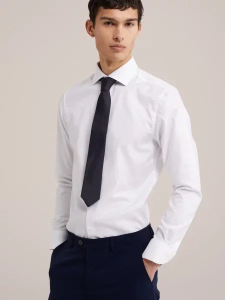 WE Fashion Cămașă alb