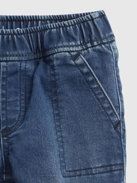Pantaloni copii Gap albastru
