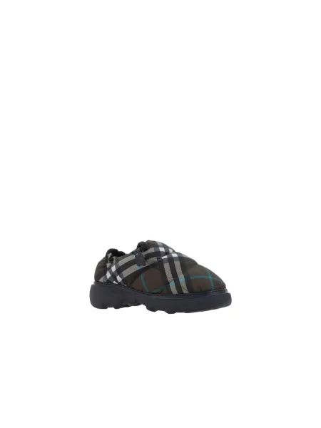 Klapki mules Burberry zielone