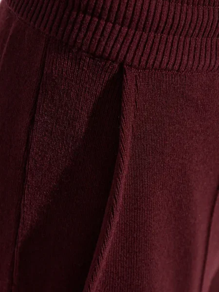 Pantaloni Lanvin de lână roșu