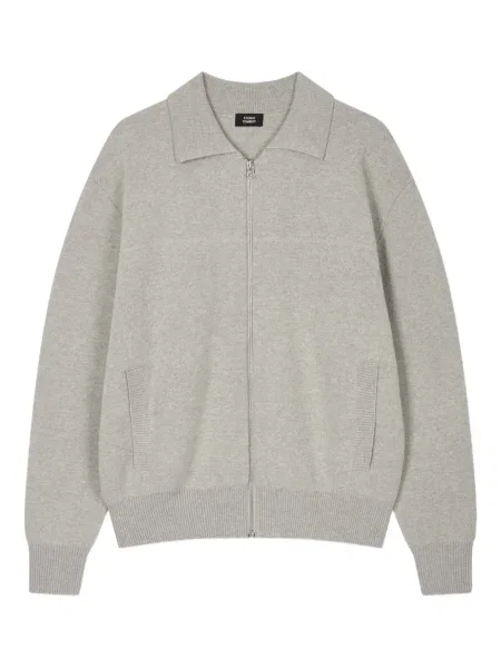 Gulerat cardigan Studio Tomboy gri