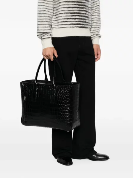 Geantă Tom Ford din piele negru